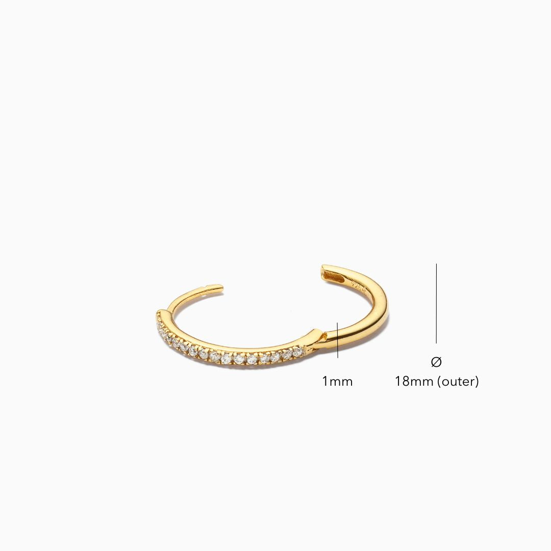Essential Zirconia Huggies (L)