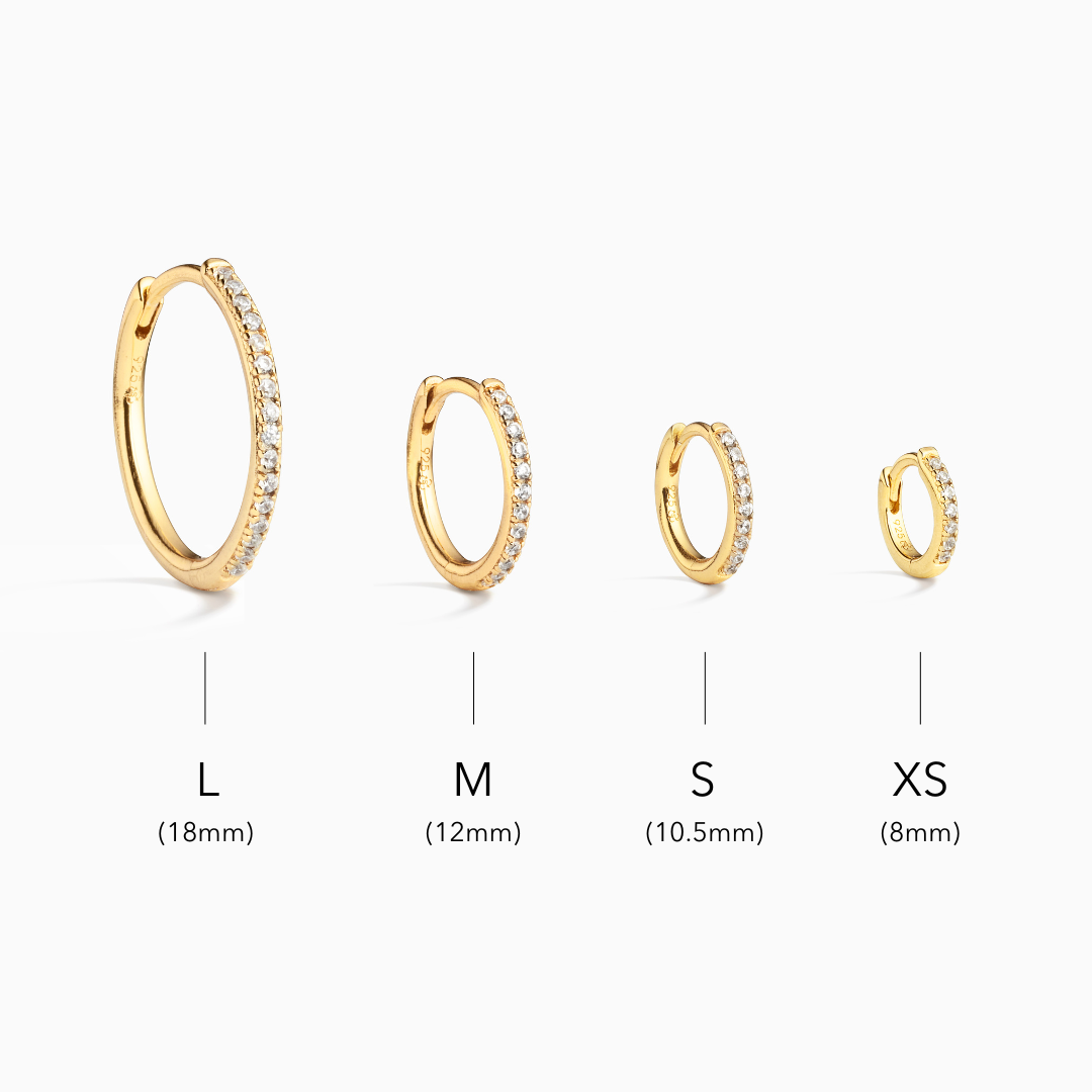 Essential Zirconia Huggies (M)