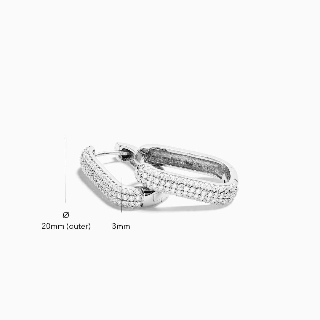 Icon Pavé hoops