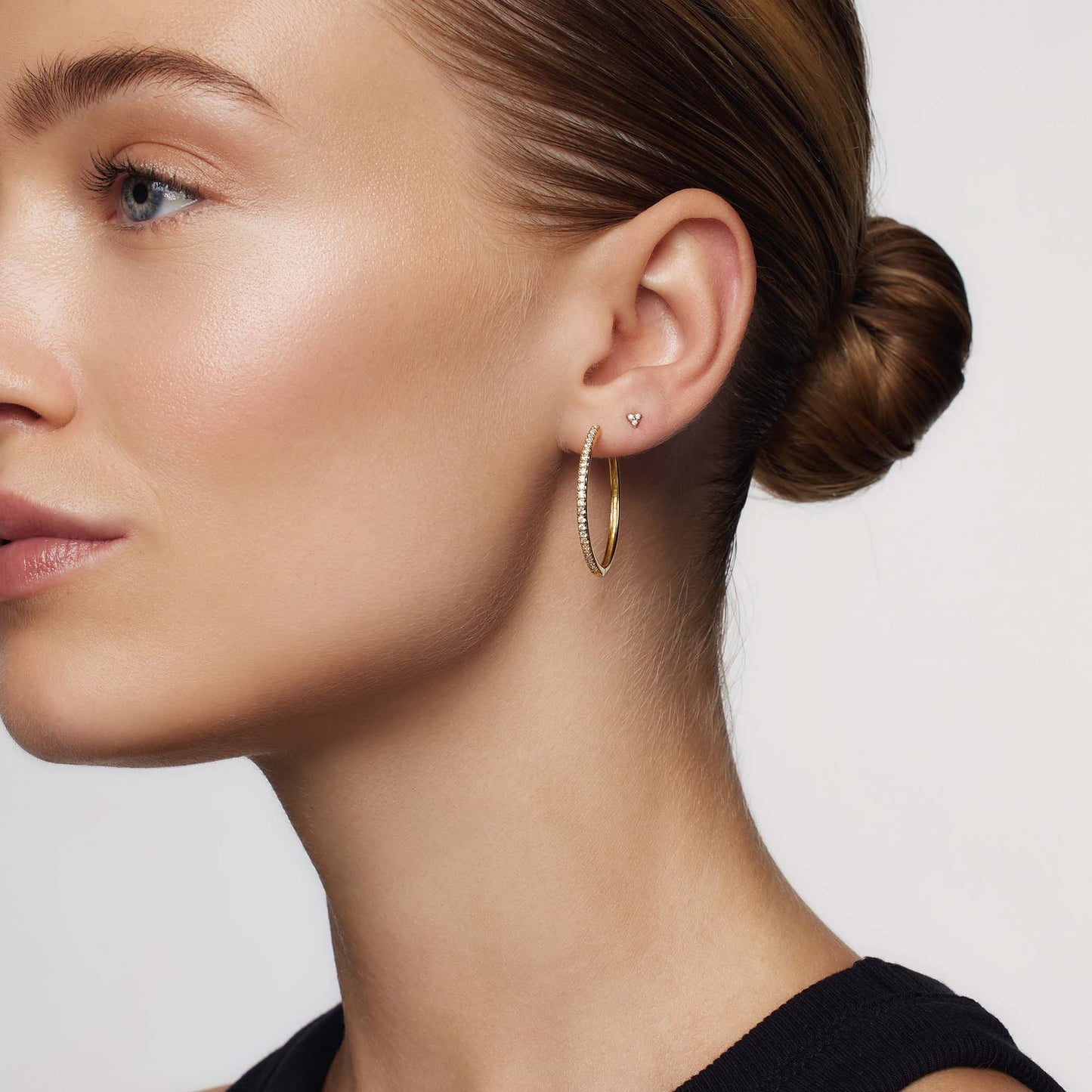 Triangle Zirconia Earrings