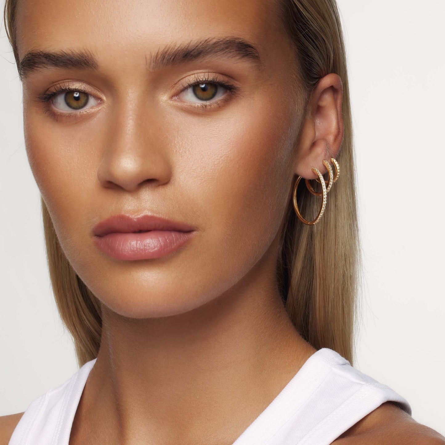 Classic Zirconia Hoops (20mm)