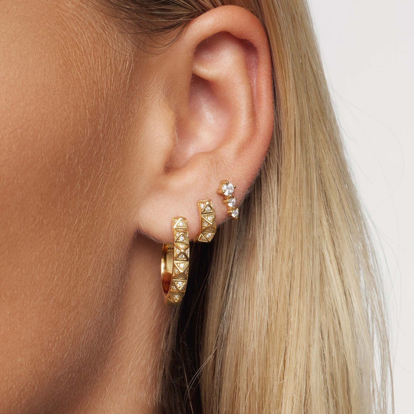 Zirconia Cone Earrings