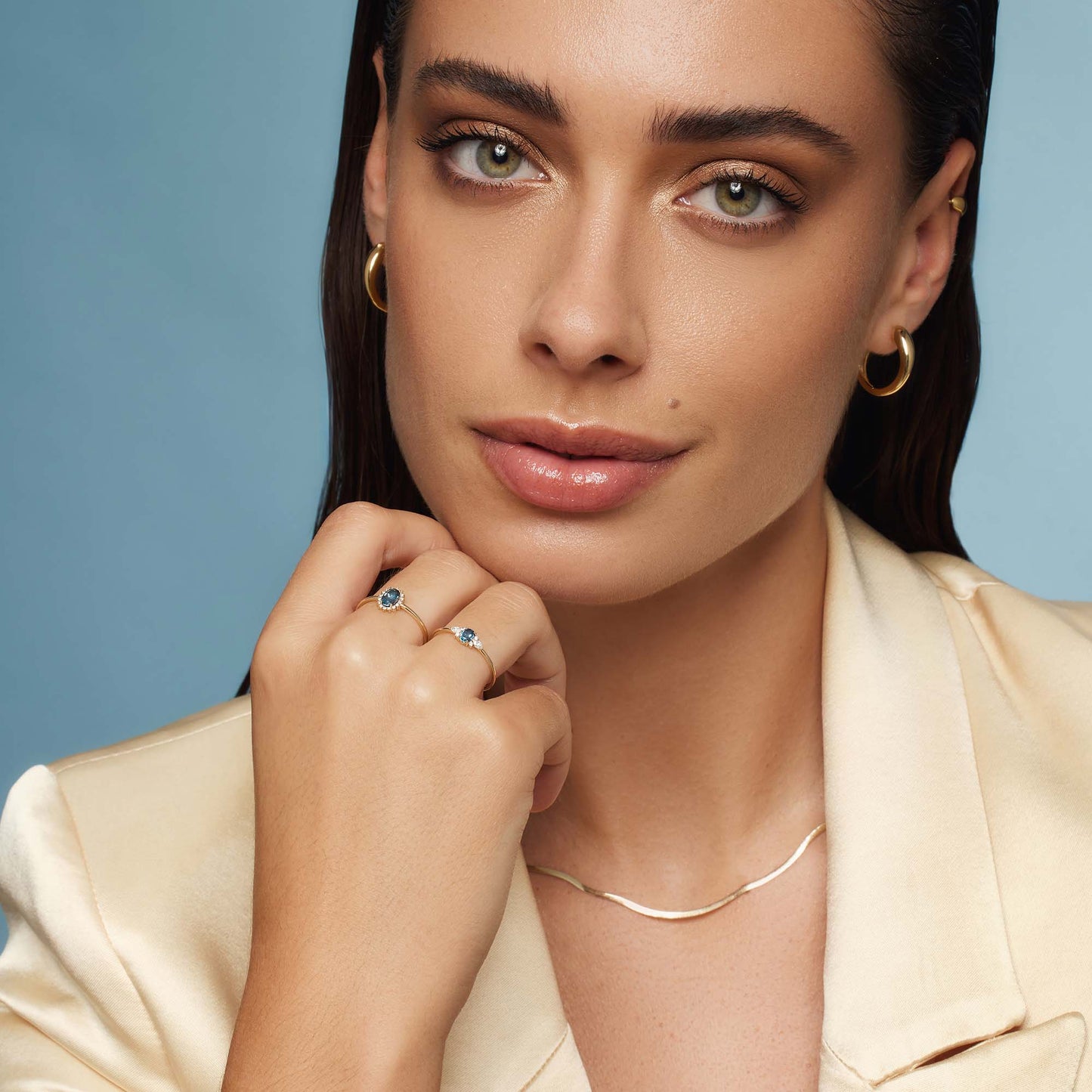 London Blue Muse Ring