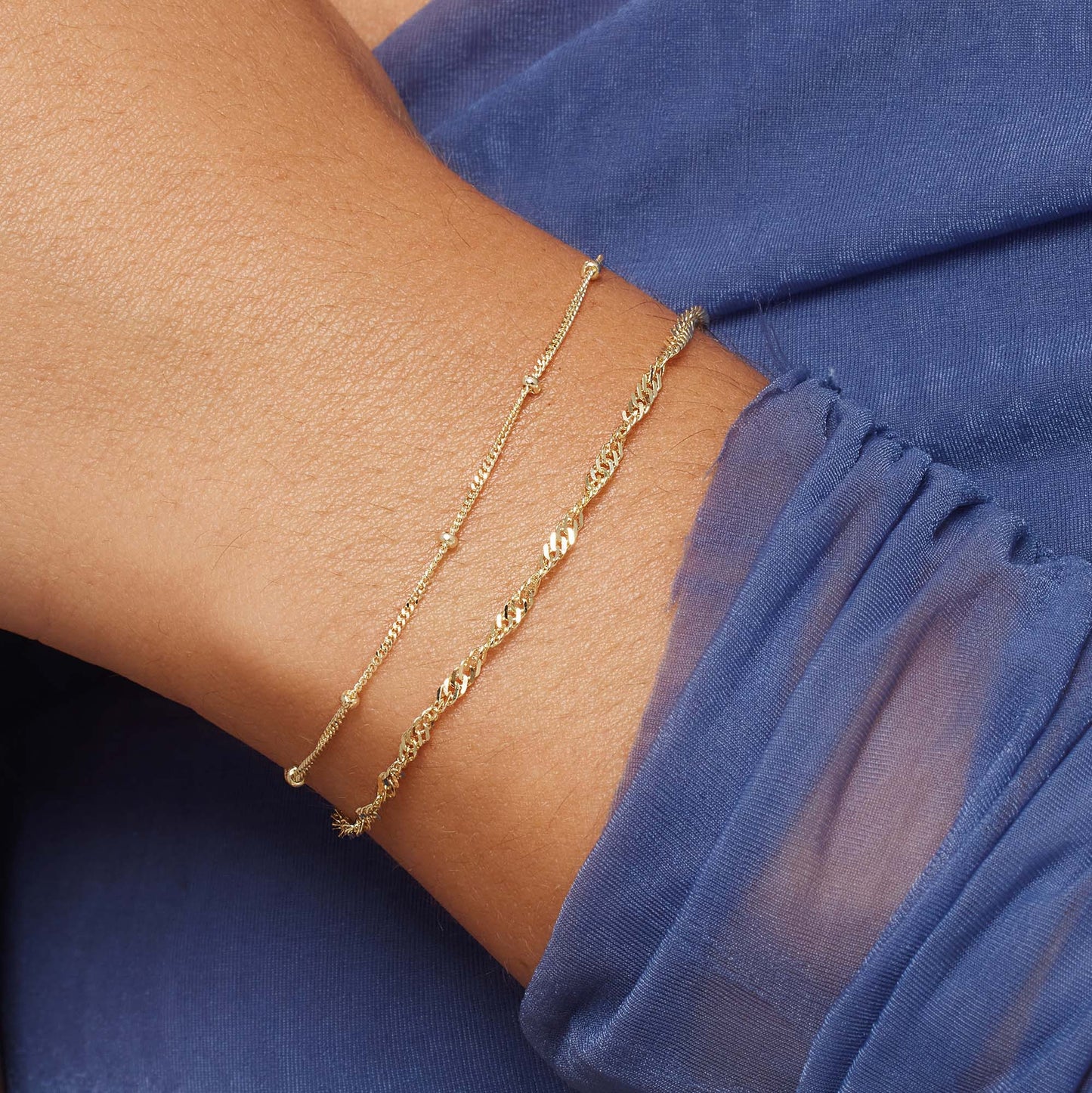 Dotted Chain Bracelet