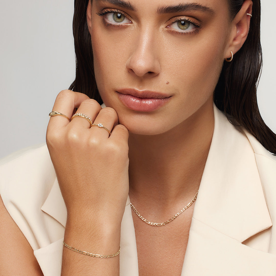 Figaro Chain Bracelet