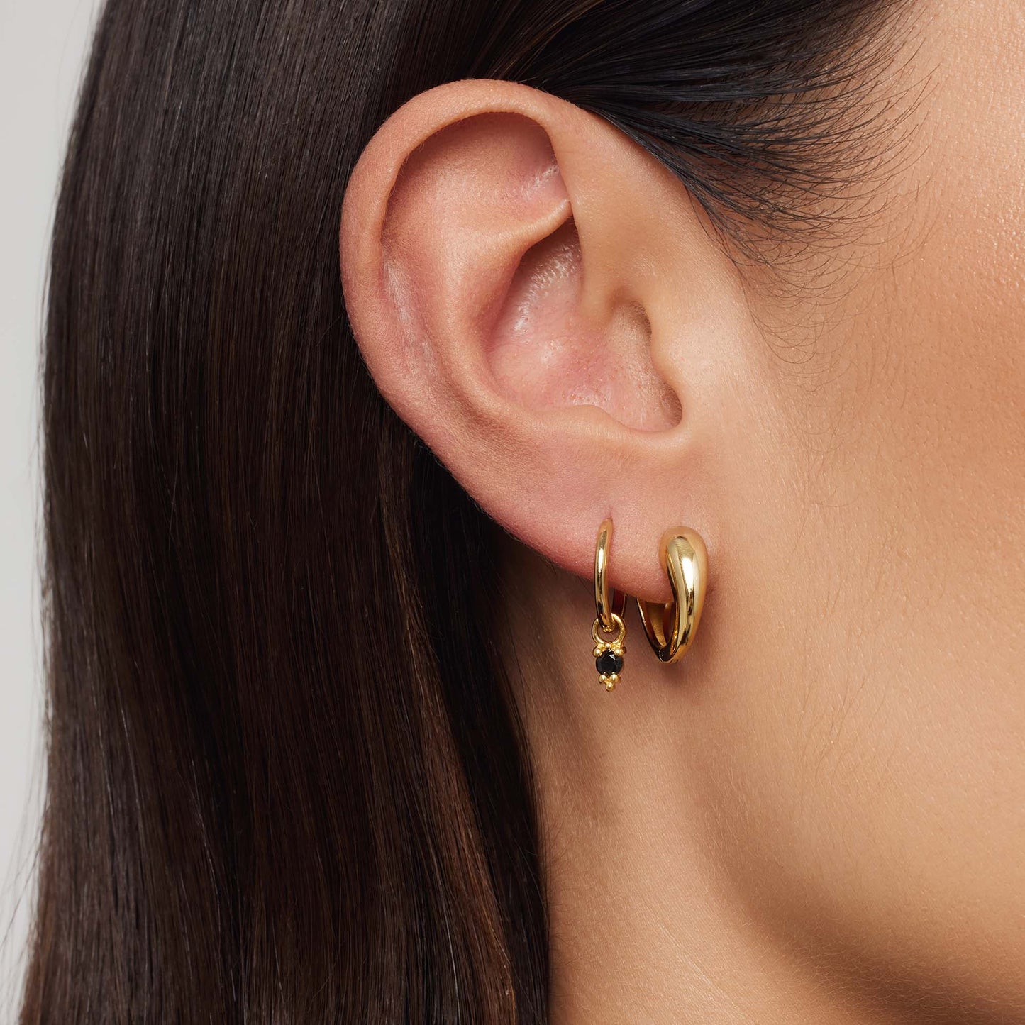 Dainty Black Dangle