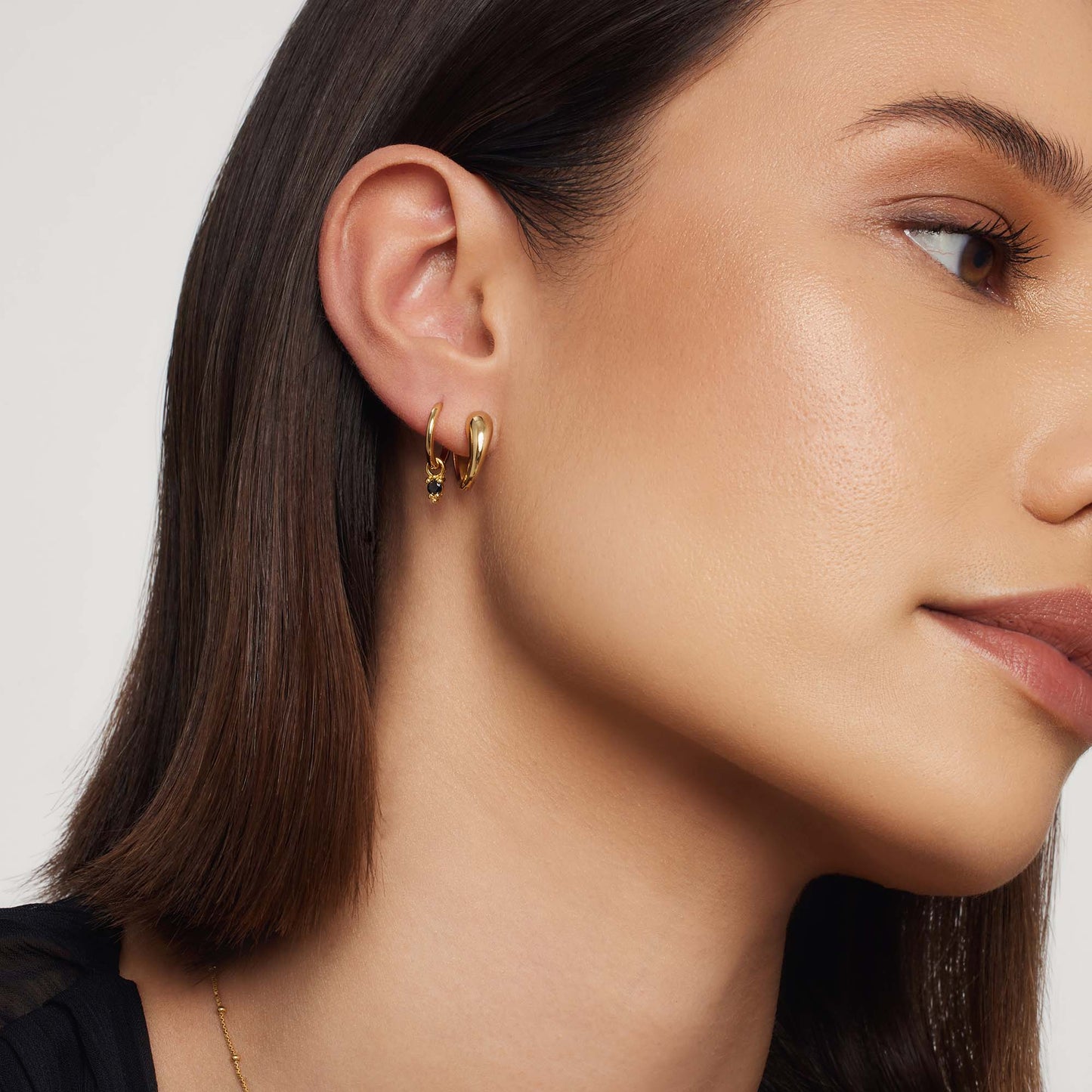 Dainty Black Dangle