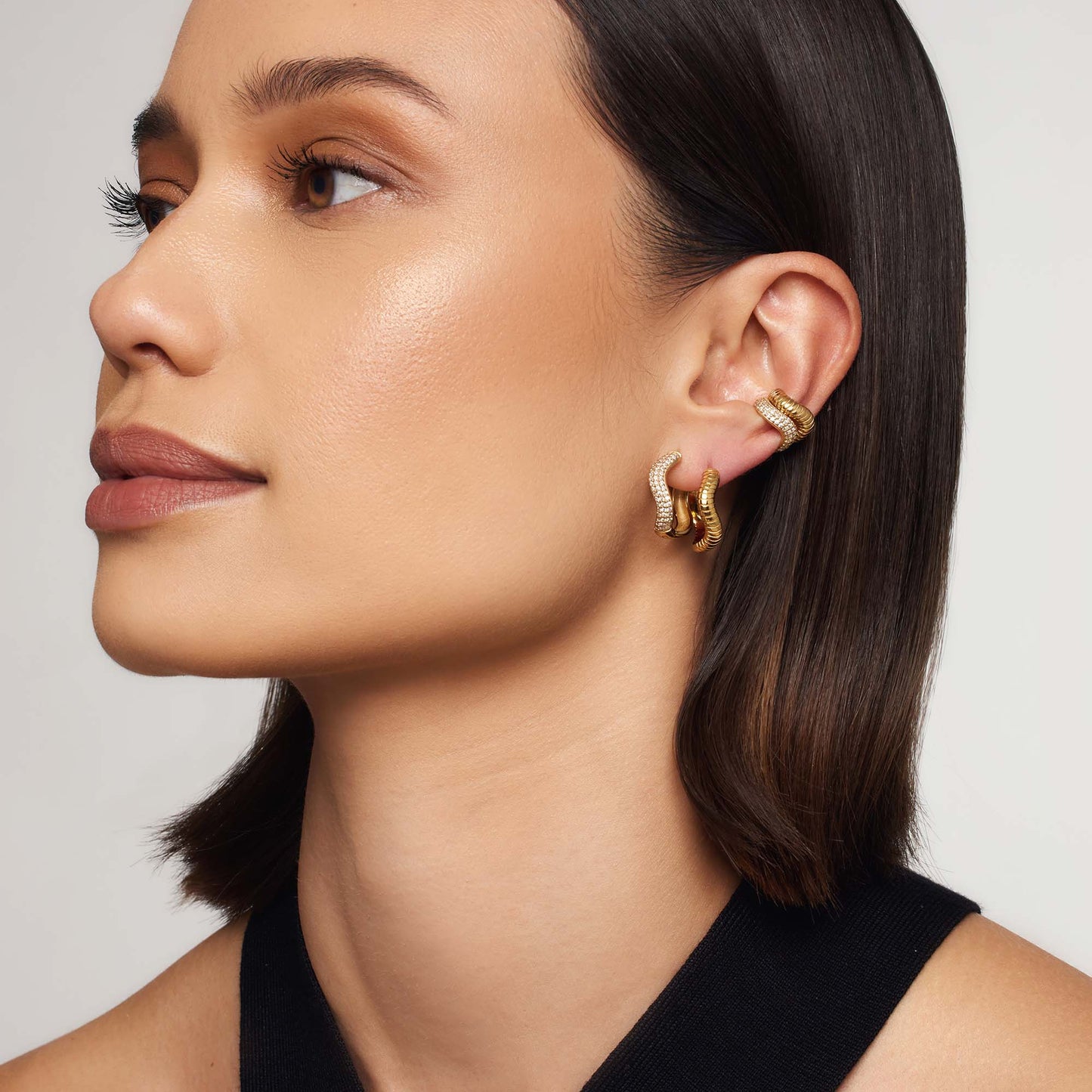 Reggie Pavé Ear Cuff