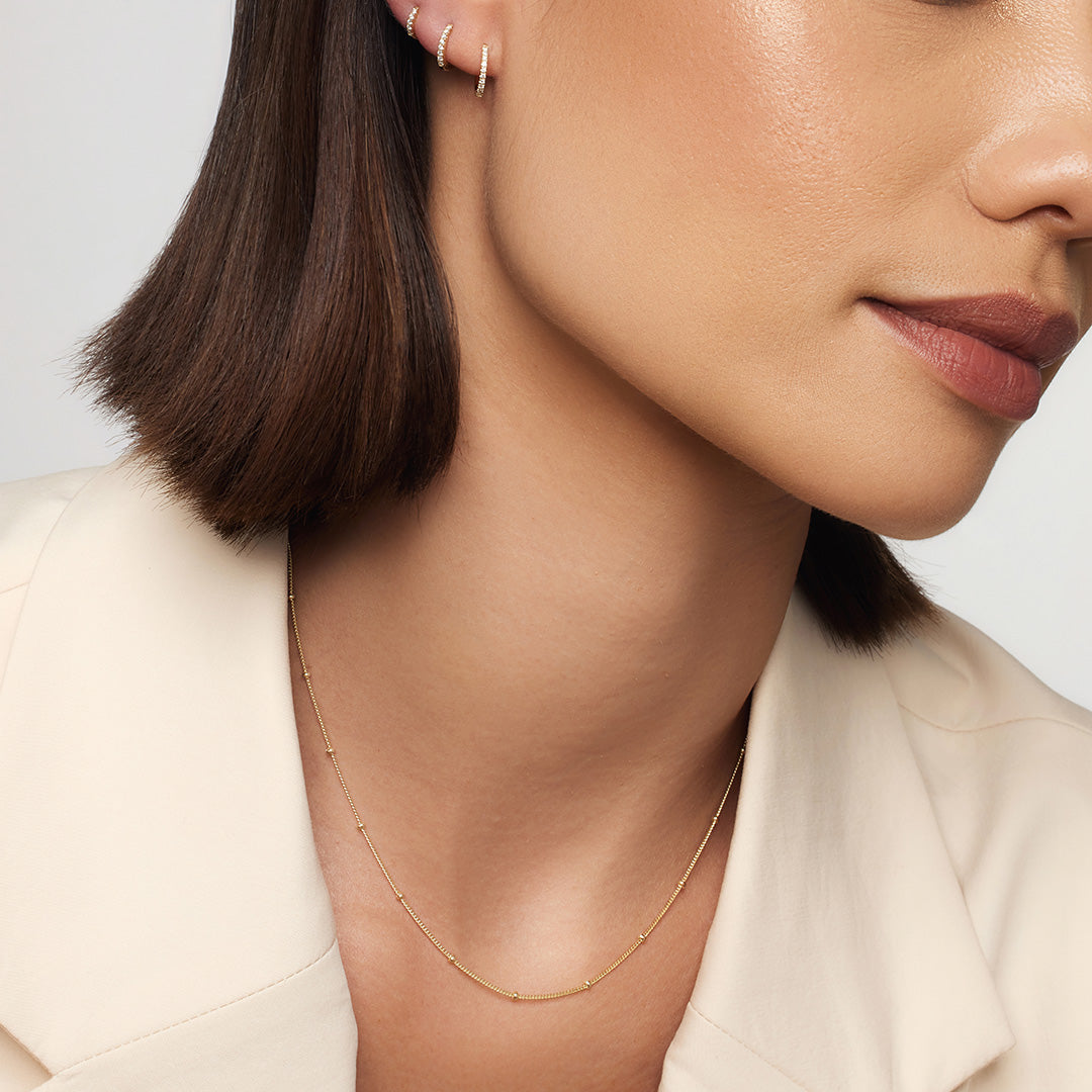 Dotted Chain Necklace