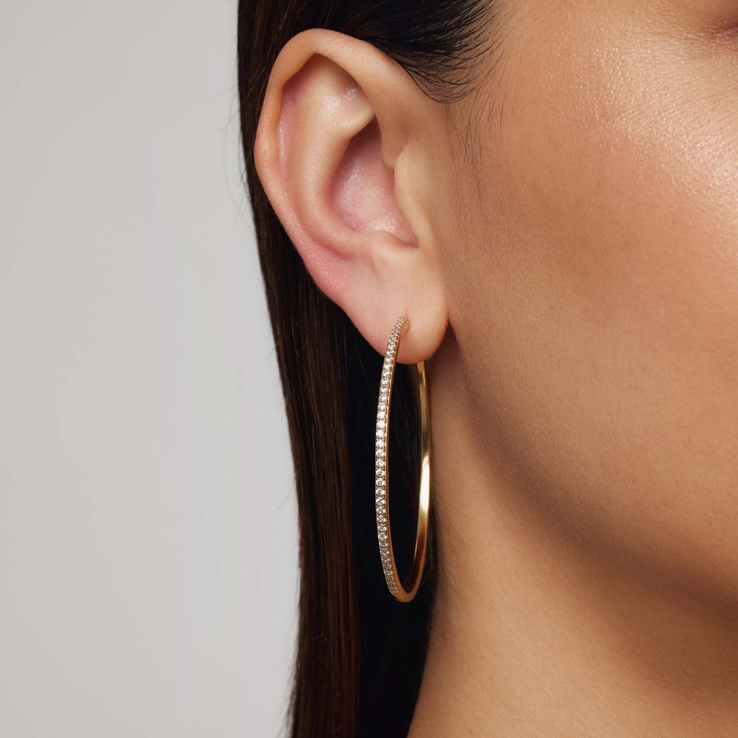 Classic Zirconia Maxi Hoops