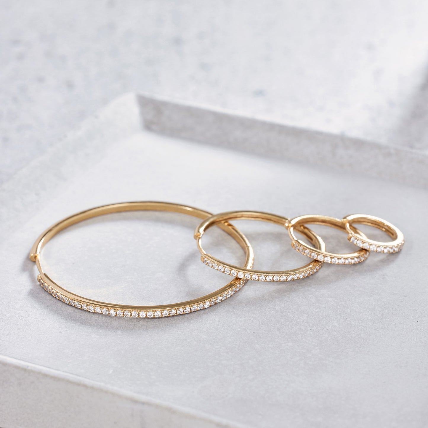 Classic Zirconia Hoops (20mm)