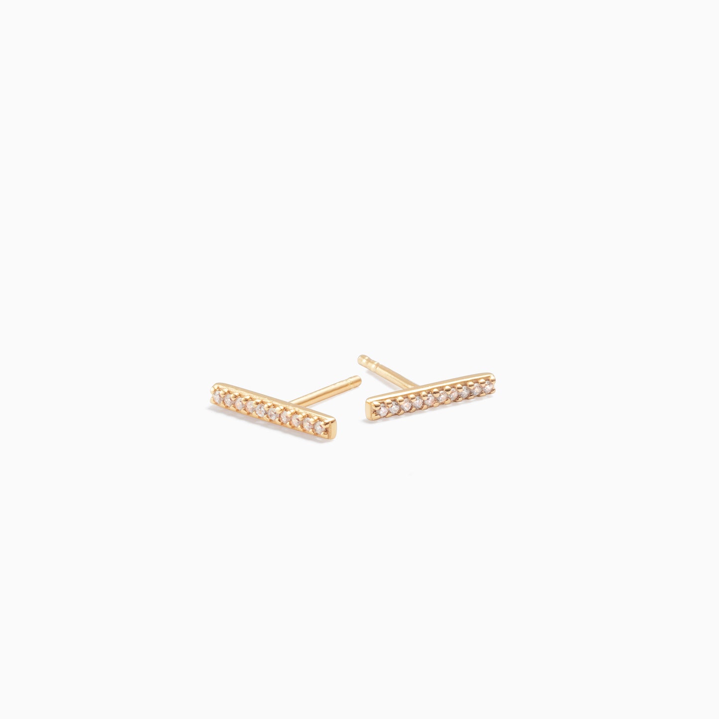 Large Zirconia Bar Studs