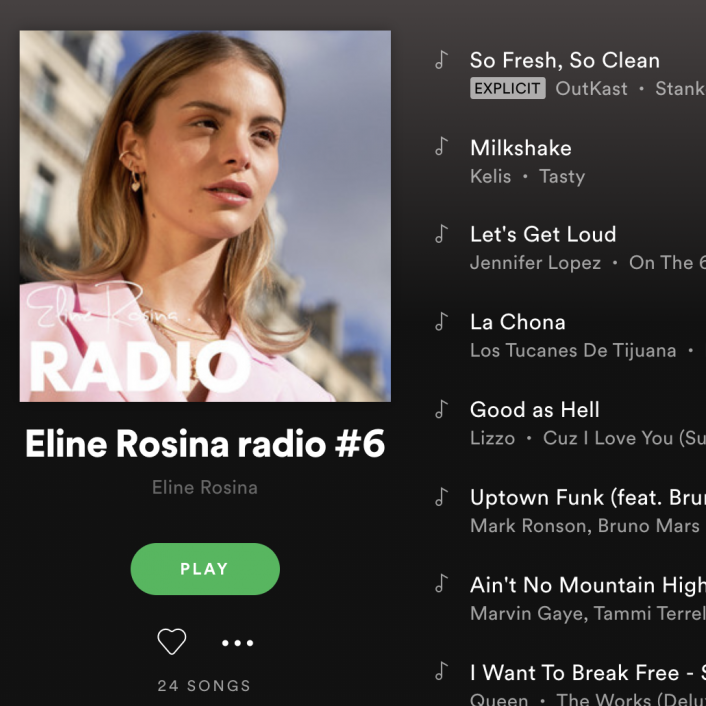 Eline Rosina stays at home