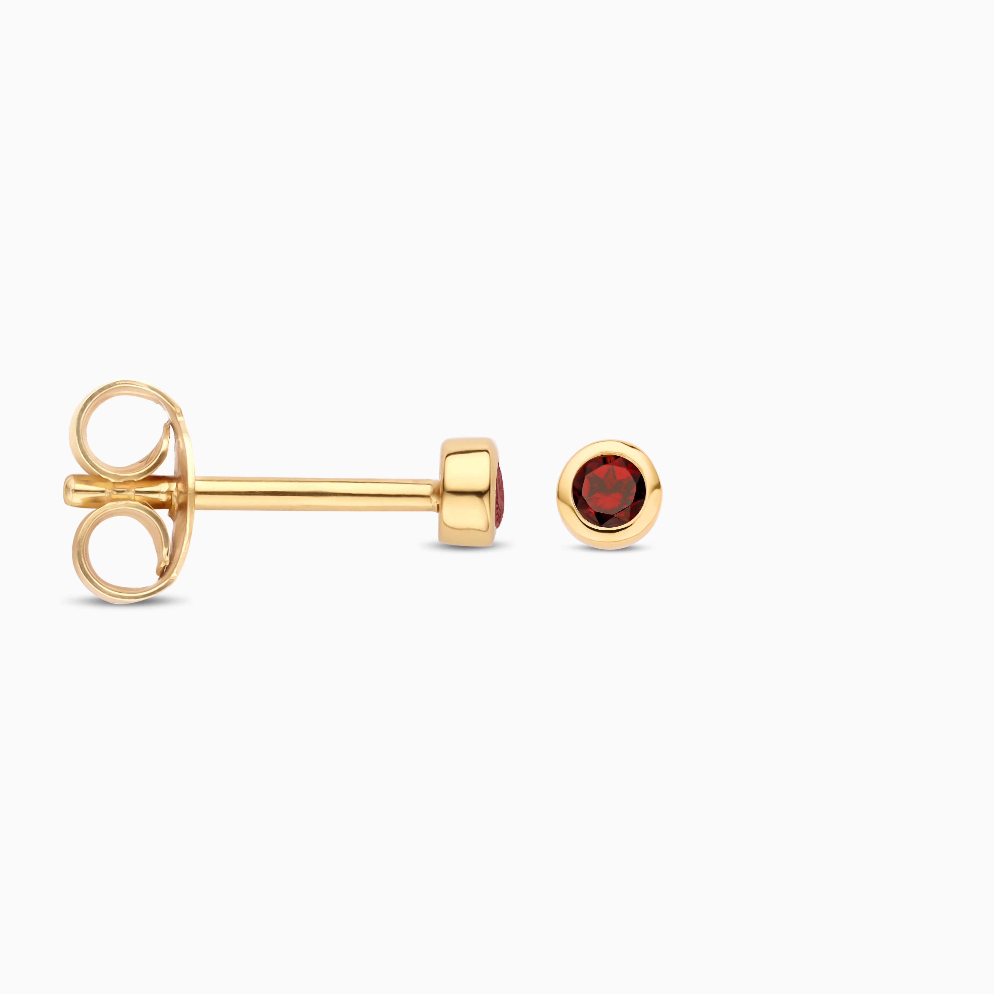 Boucles d'oreilles avec pierre de naissance