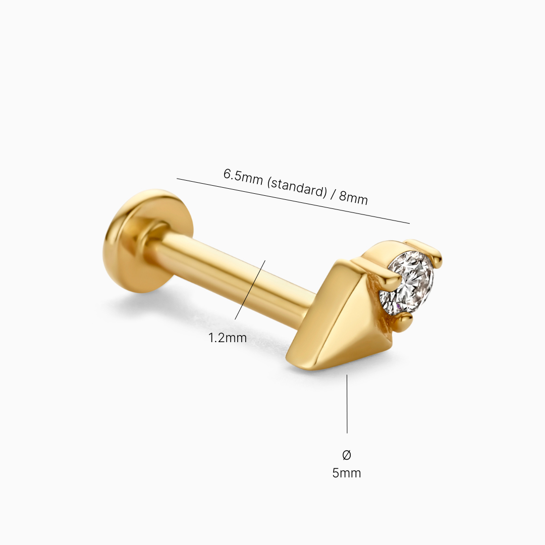 Piercing con Spike di Diamanti
