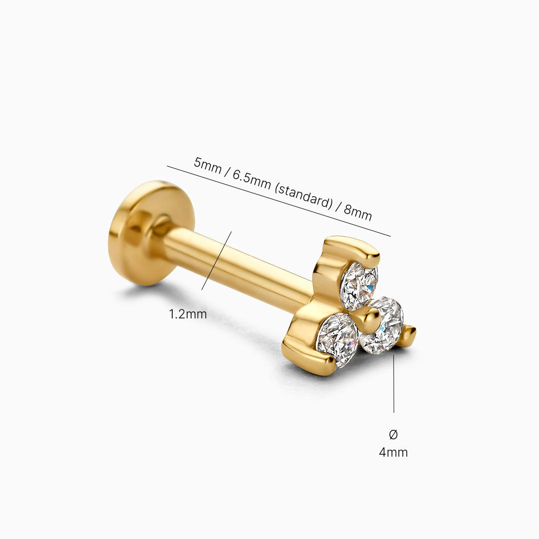 Piercing Diamante Lotus

