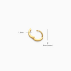 Single Huggie (8mm)