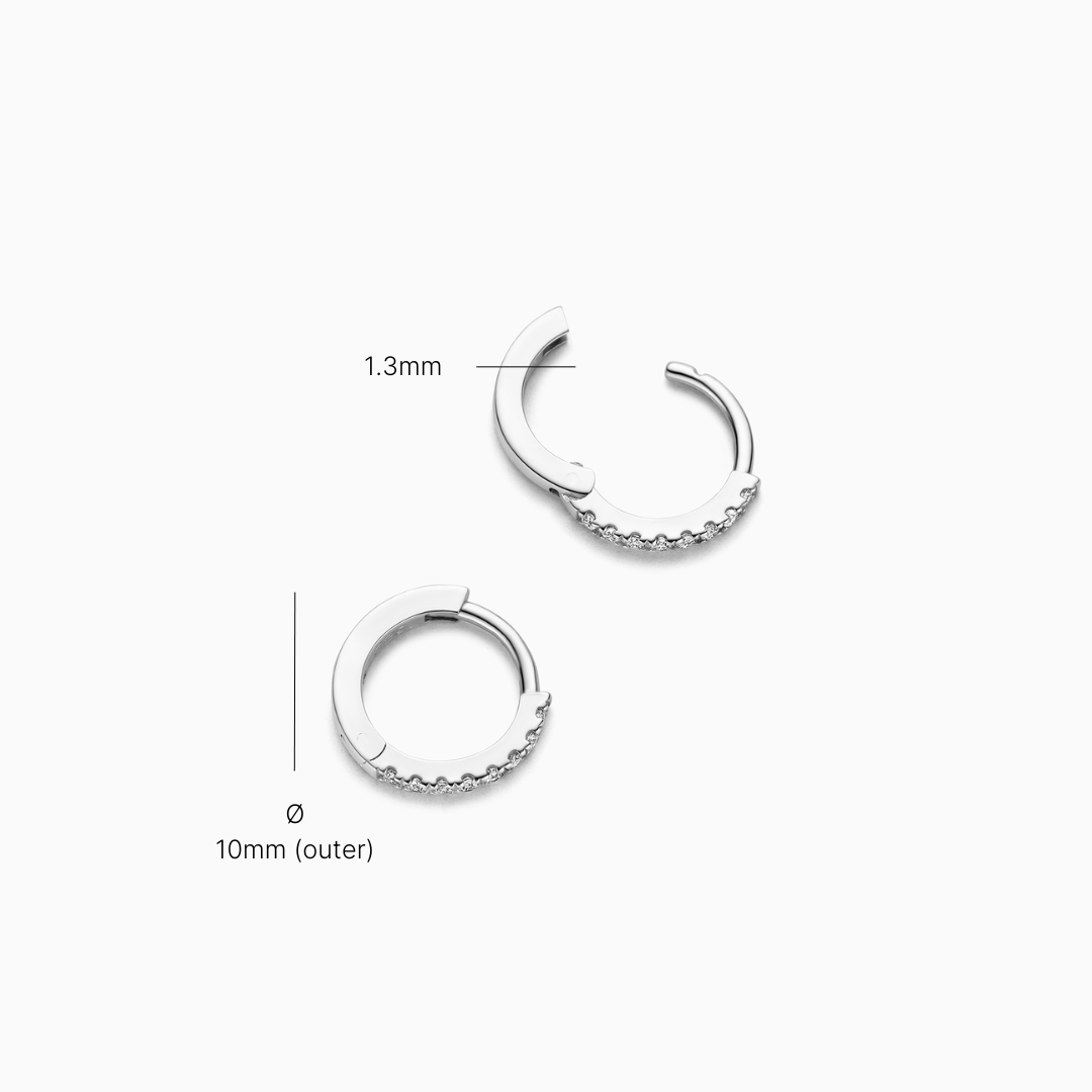 Huggies en Diamants (10mm)