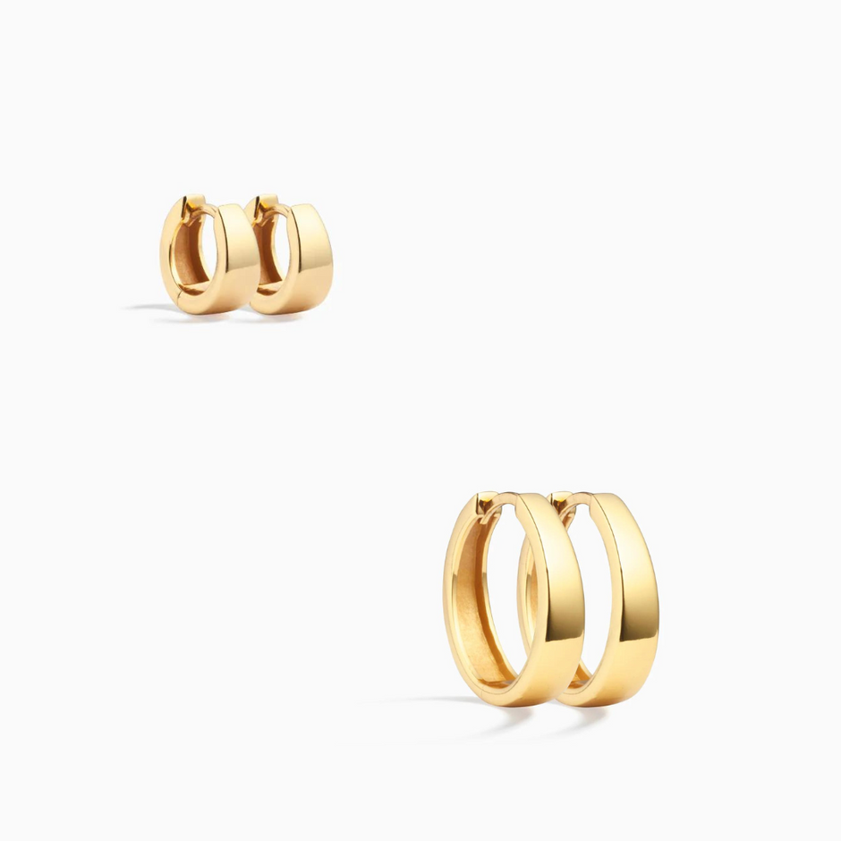 Elina Huggie Hoop Earrings