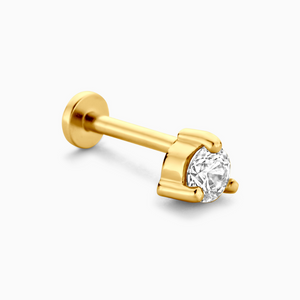 Classic Flatback Stud Earring