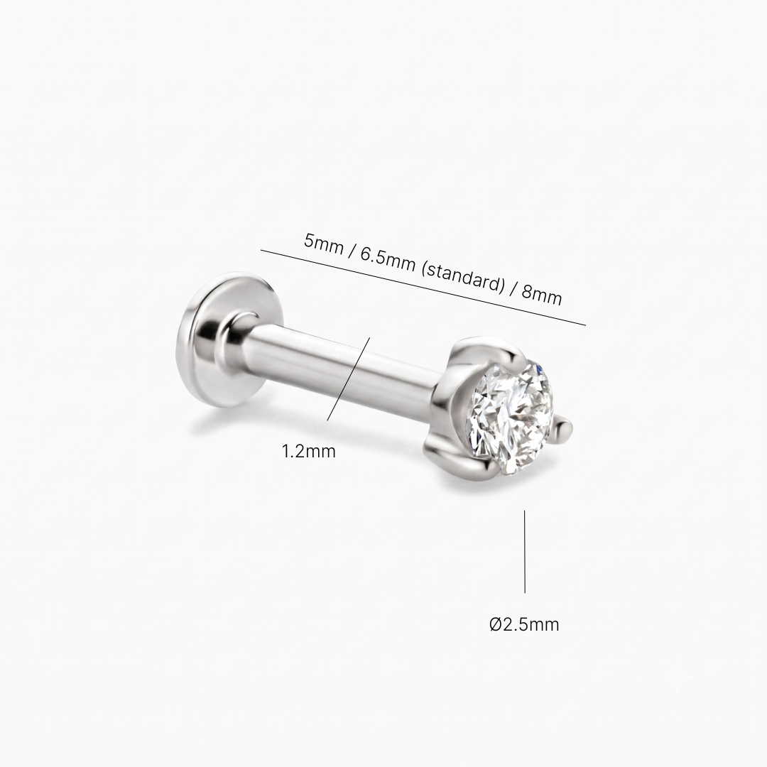 Diamond Dot 2.5 Piercing