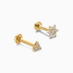 Set di piercing con diamanti
