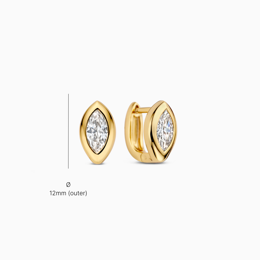 Pulse Marquise Hoops