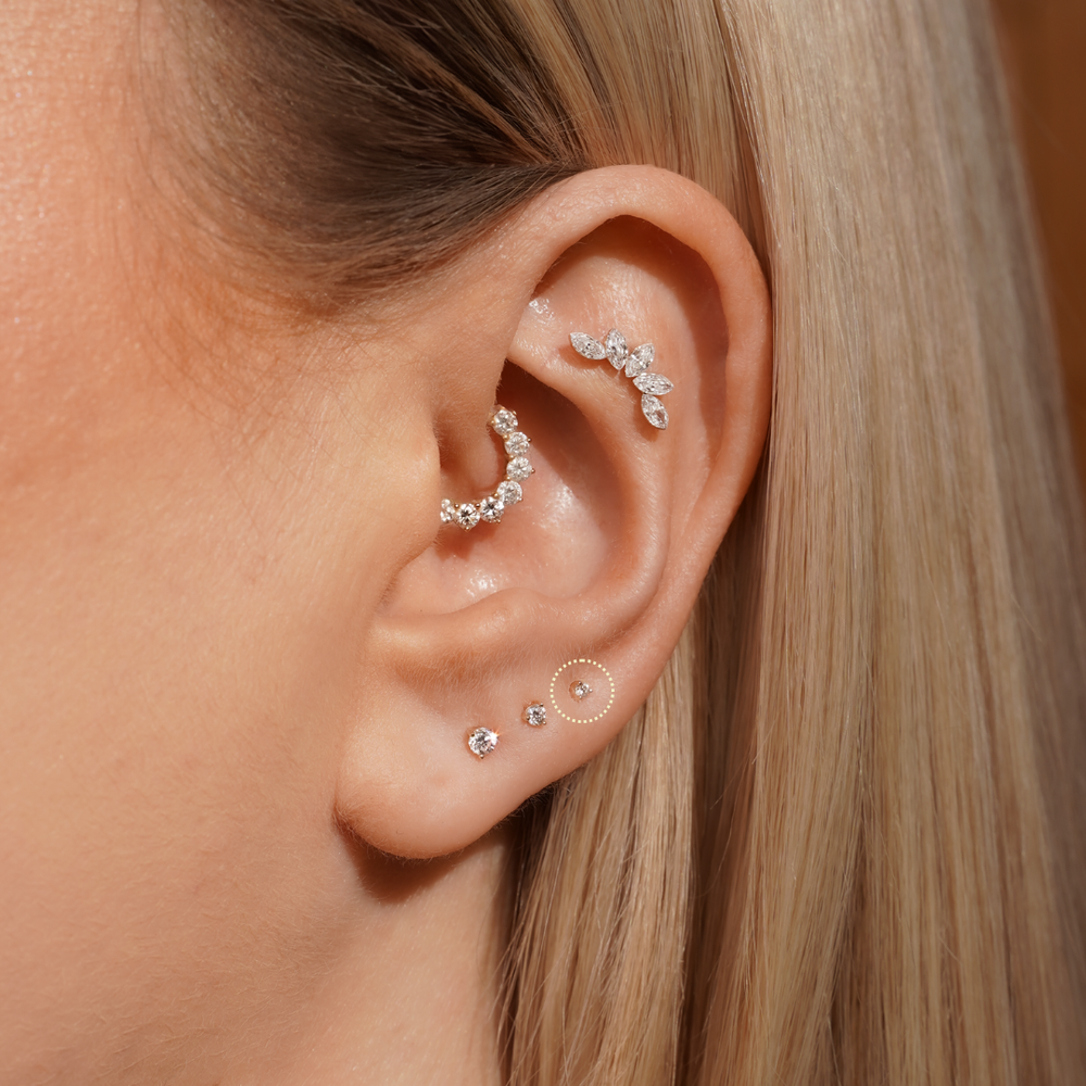 Diamond Dot 1.5 Piercing