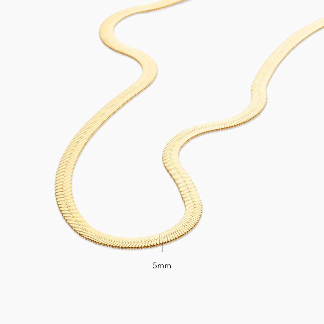 Thick Flat Snake Kette