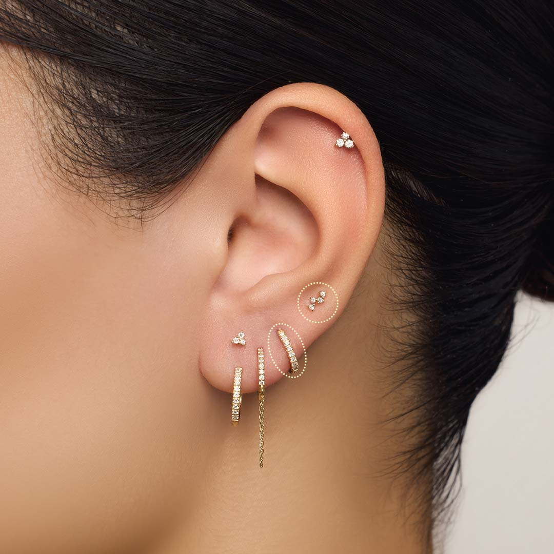 Minimal Diamond Sparkle Set