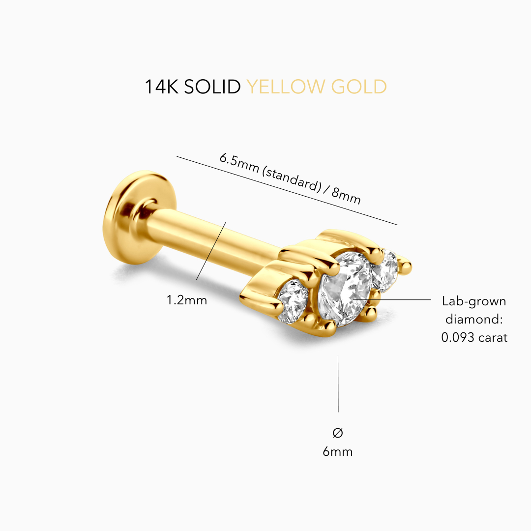 Diamond Spike Piercing