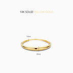 Anello a cupola sottile
