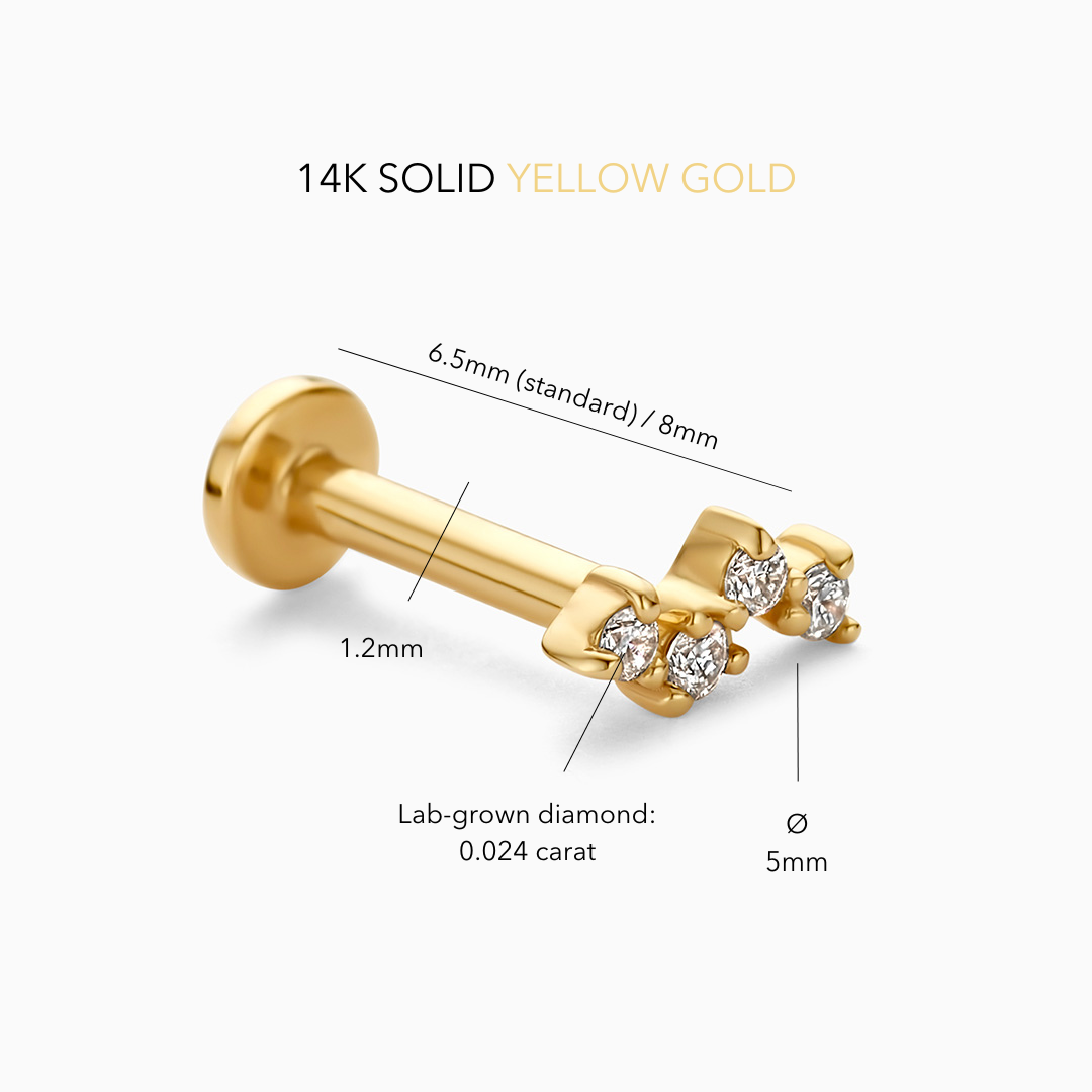 Signature Diamond Piercing Set