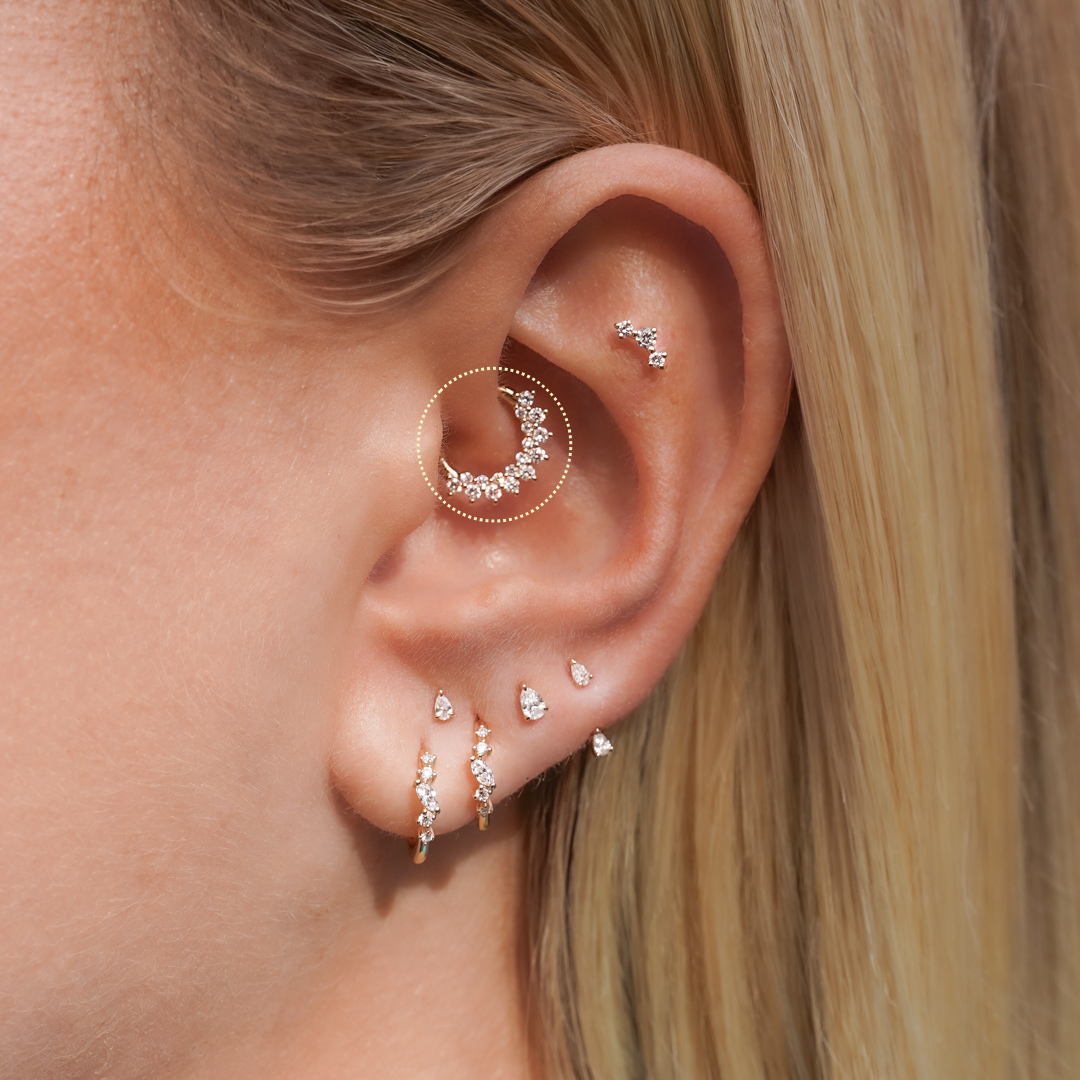 Diamond Rae Daith Piercing