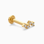 Piercing Ondulato con Diamanti
