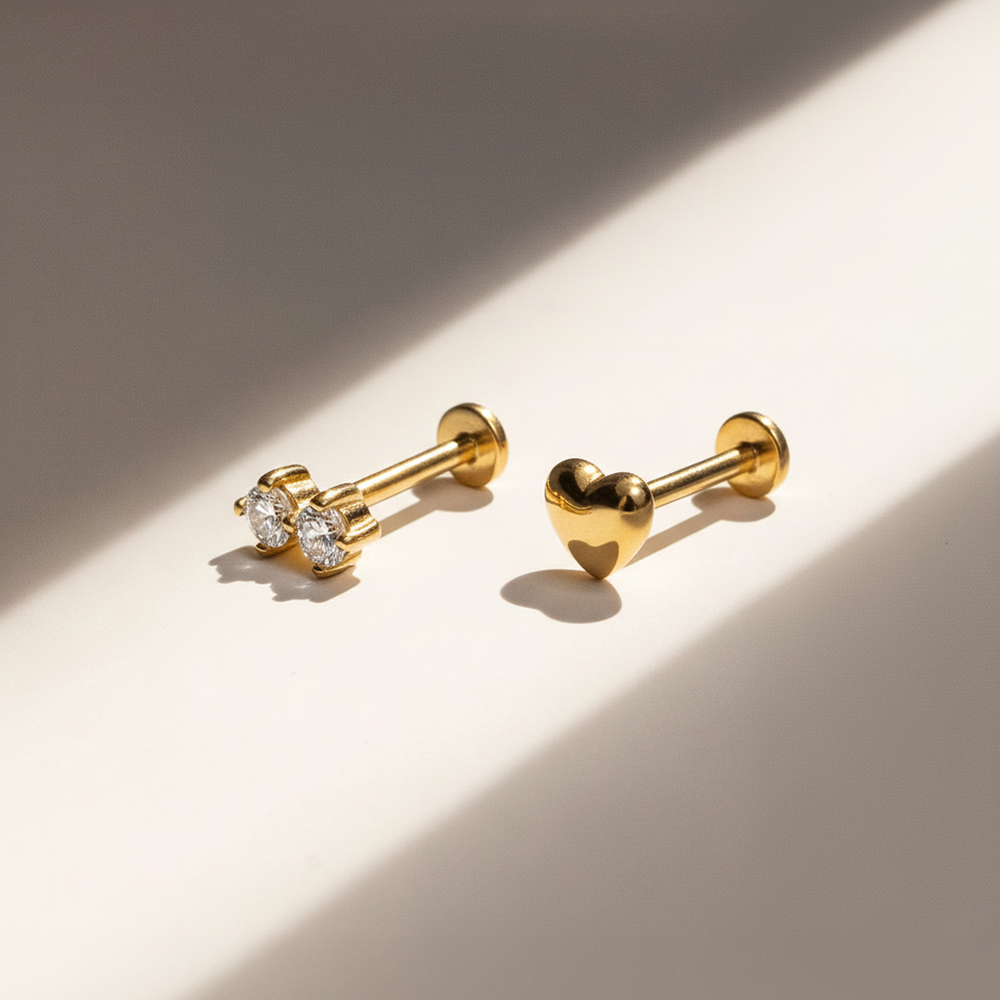 Vida Flatback Stud Earring