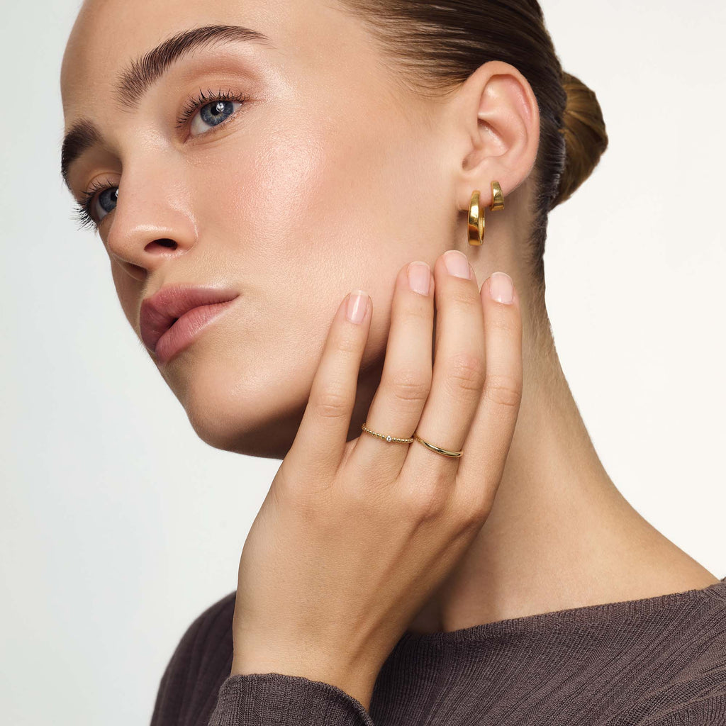 Anello a cupola sottile
