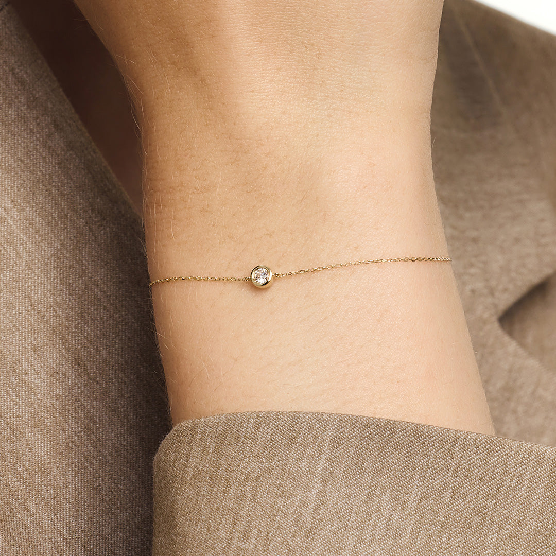 Diamond Bezel Bracelet