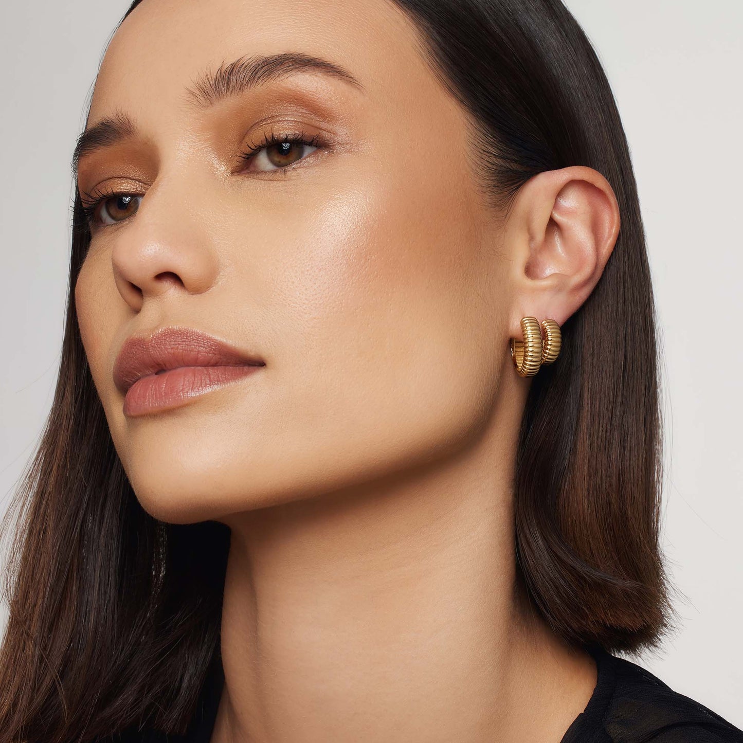 Ribbed Statement Hoops