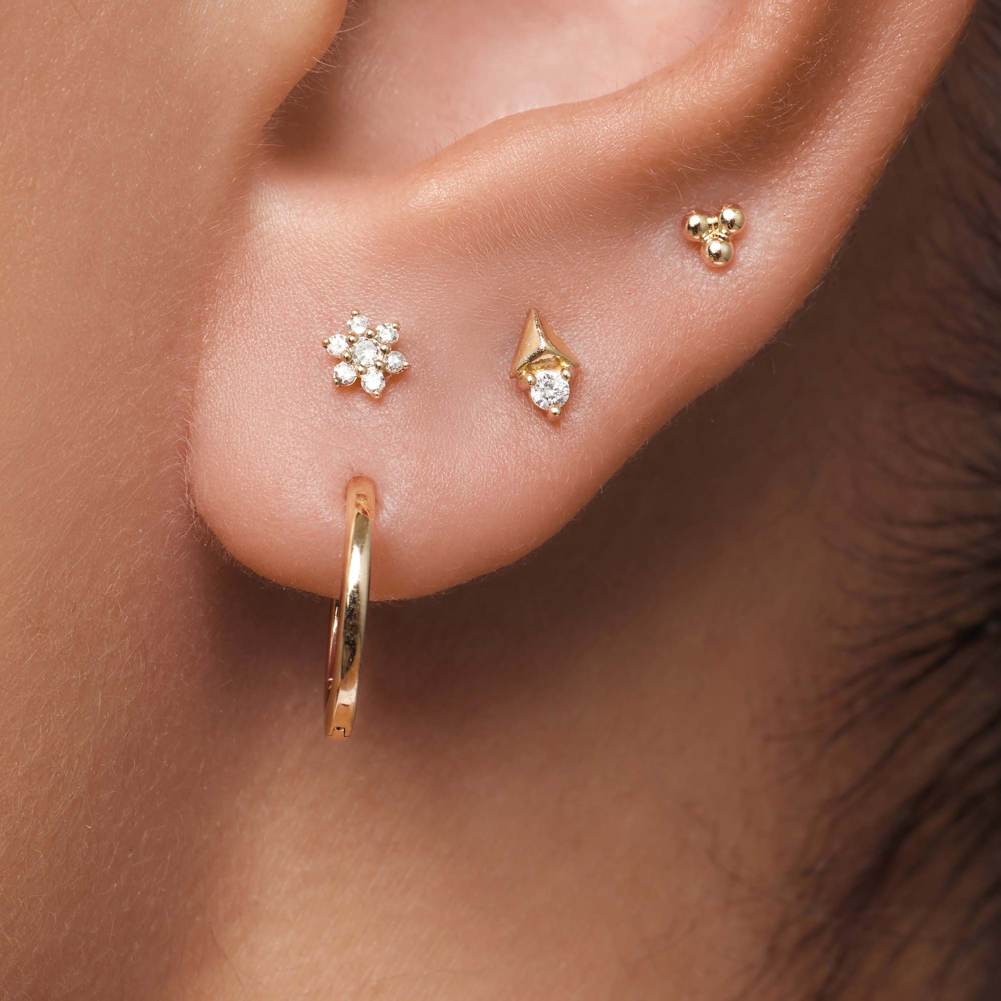 Orecchini A Fulmine Con Zirconi, Piccoli Cerchi Pendenti Con Perle, Gioielli Femminili In Oro