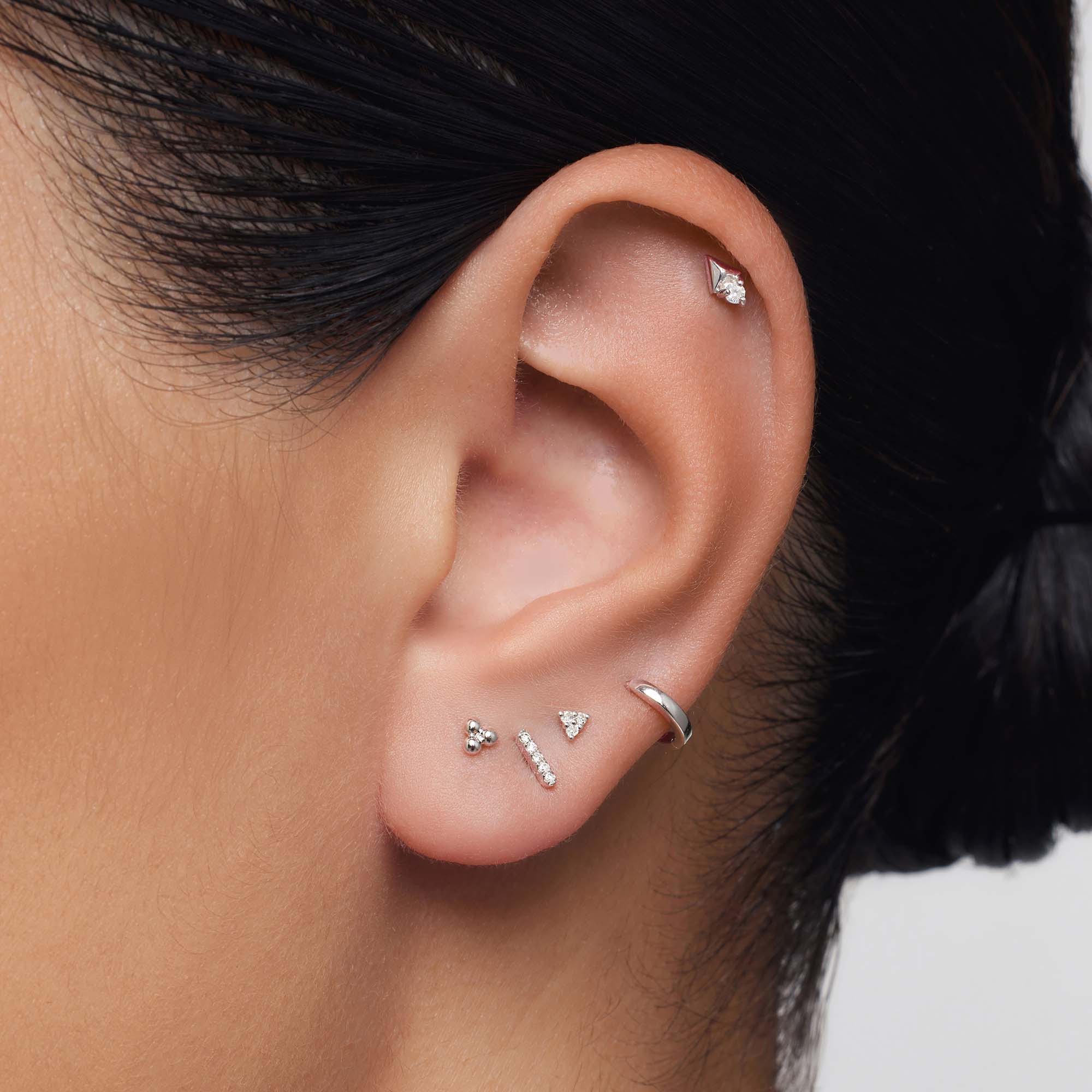 Triangle deals lobe piercing