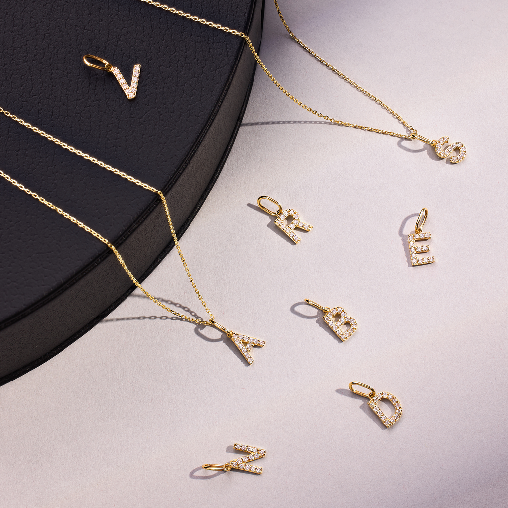 Diamond Initial Charm