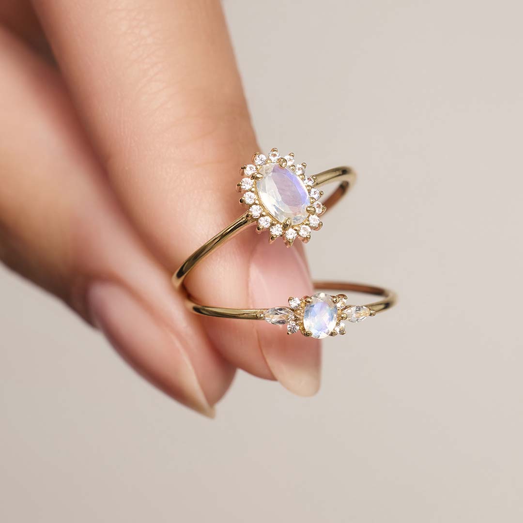 Moonstone Muse Ring