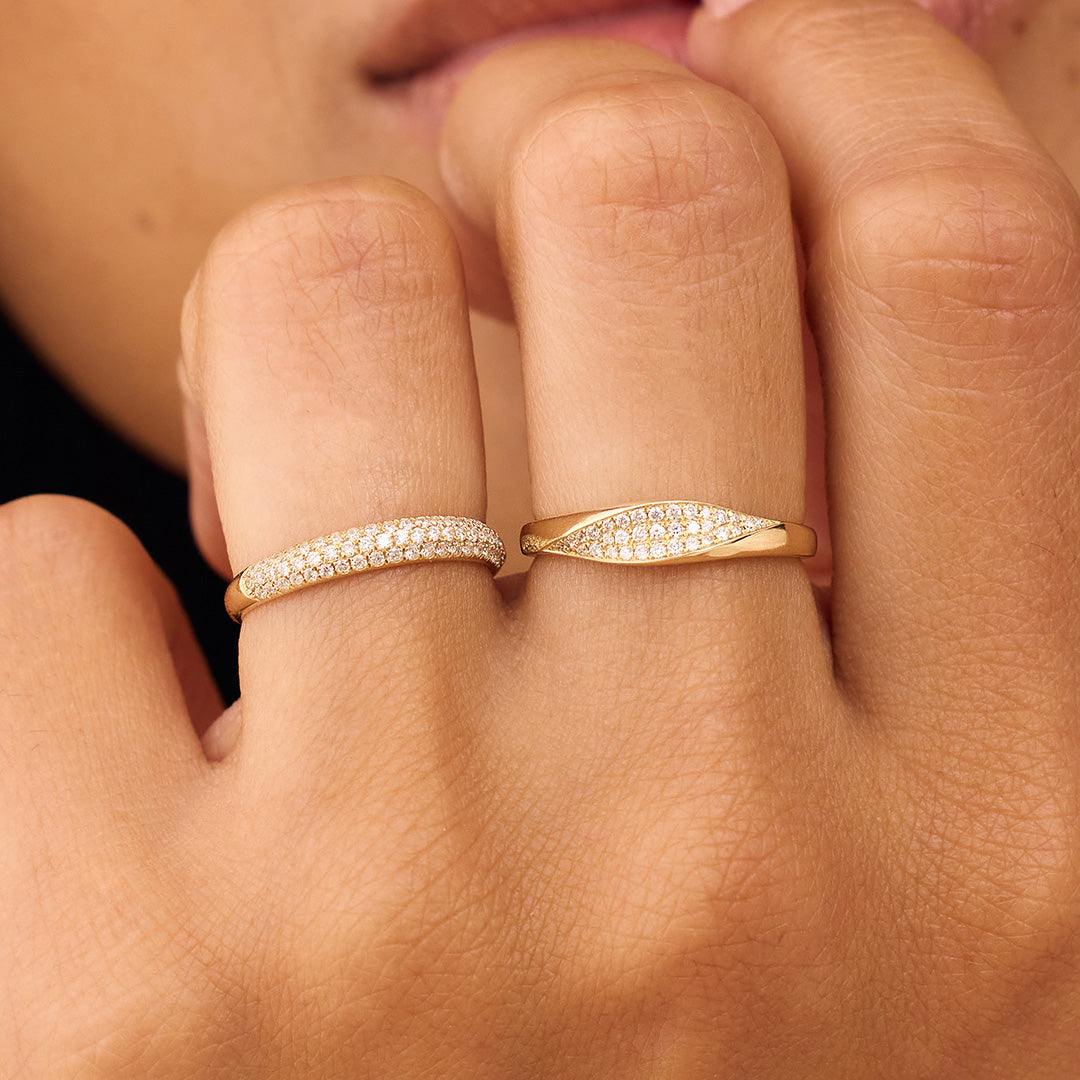 14k Solid gold rings and piercings | Eline Rosina