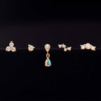 Piercing Ondulato con Diamanti
