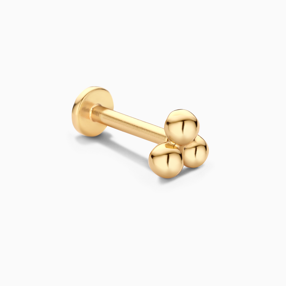 Small Dots Flatback Stud Earring