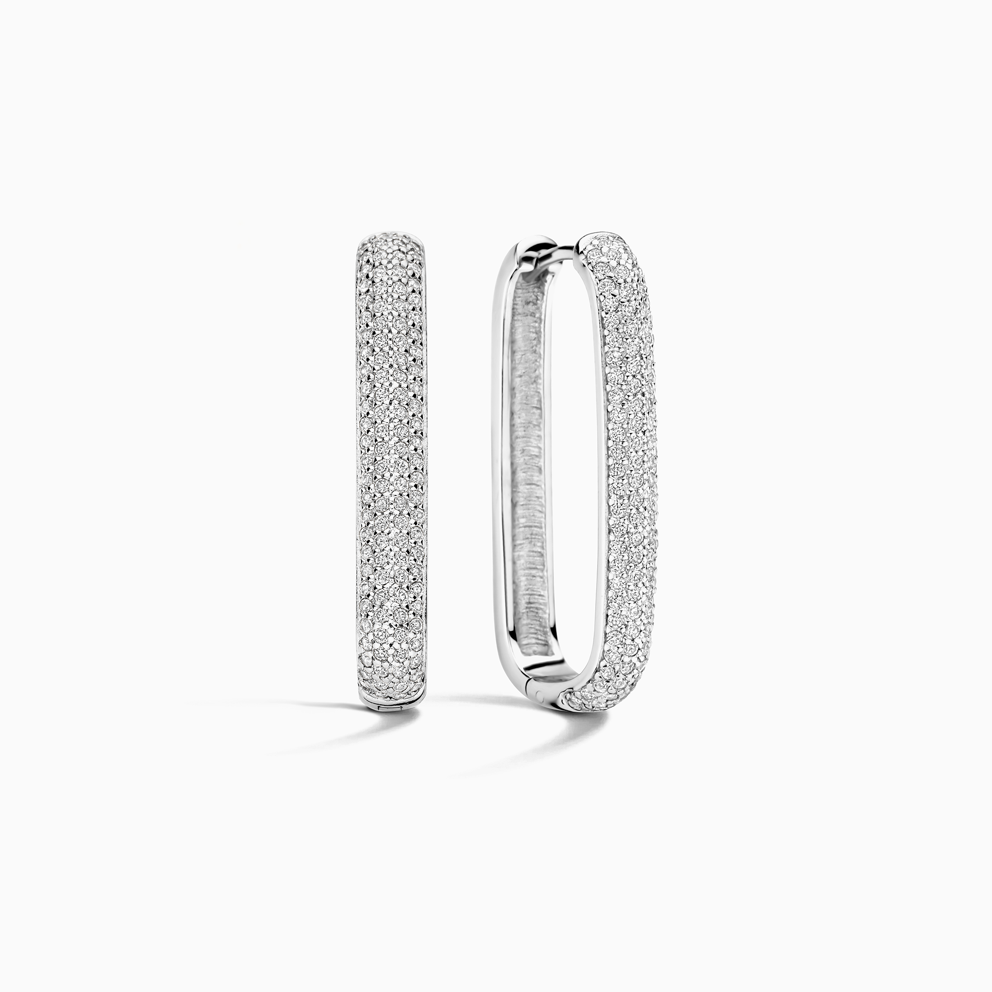 Large Icon Pavé Hoops