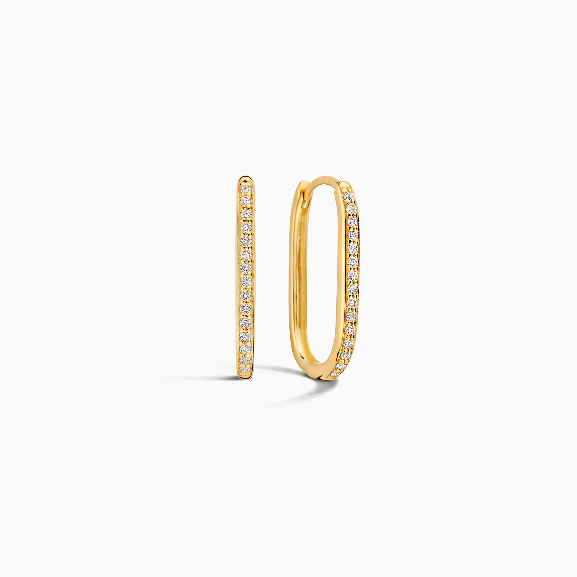 Large Diamond Icon Hoops