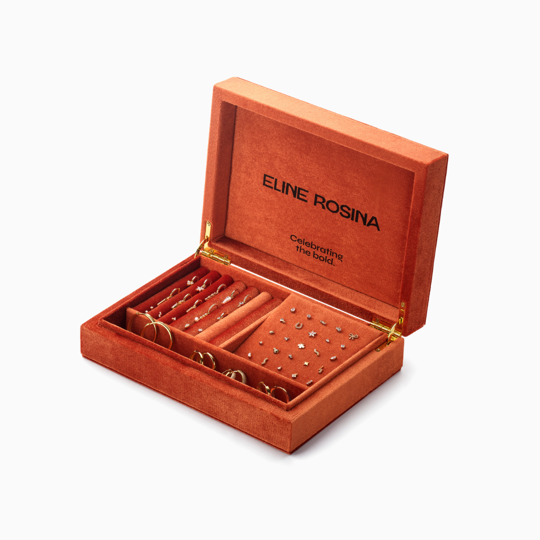 Boîte à bijoux en velours