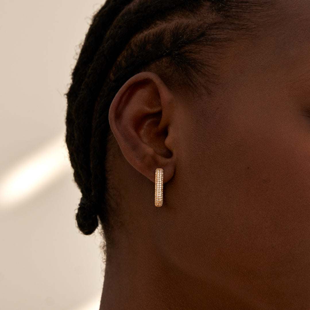 Icon Pavé Hoops